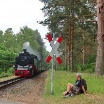 Steam locomotive of Ruegen